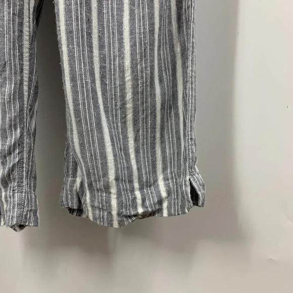Rails Women's Brooklyn Greenwich Striped  Linen Blend Capri Jumpsuit Size XS‎ - Picture 6 of 14